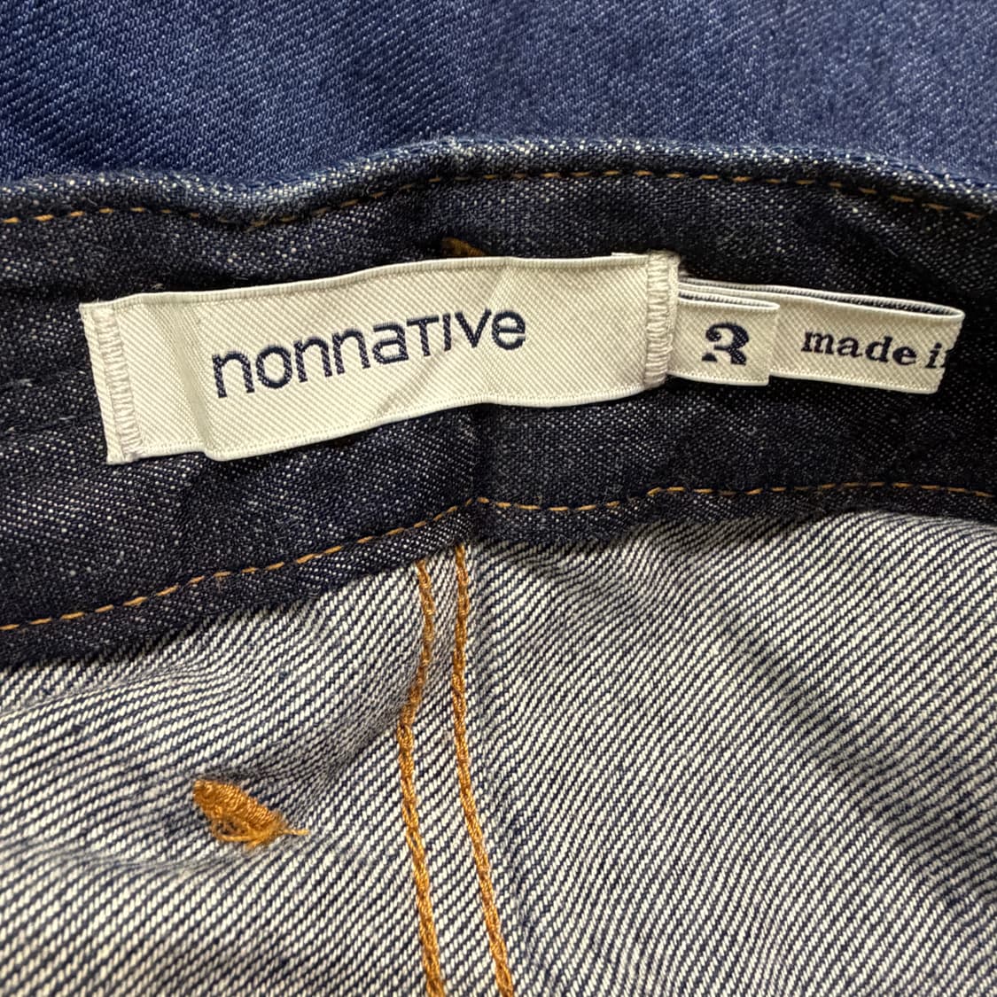 [36] 논네이티브 인디고 데님 청바지 상품이미지6