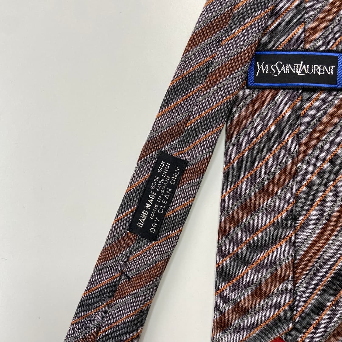 입생로랑(YSL) 심플로고 명품 정품 넥타이 8.6cm 상품이미지5