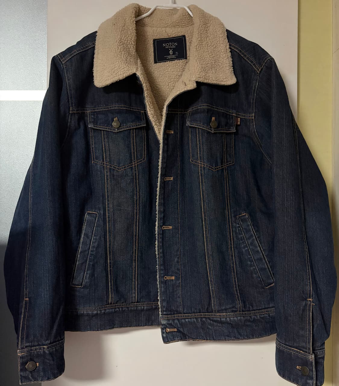 노튼 빈티지 워싱 데님 자켓 XL 상품이미지1