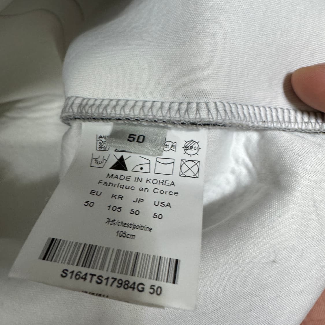 솔리드옴므 네오프랜 맨투맨 105사이즈 상품이미지3