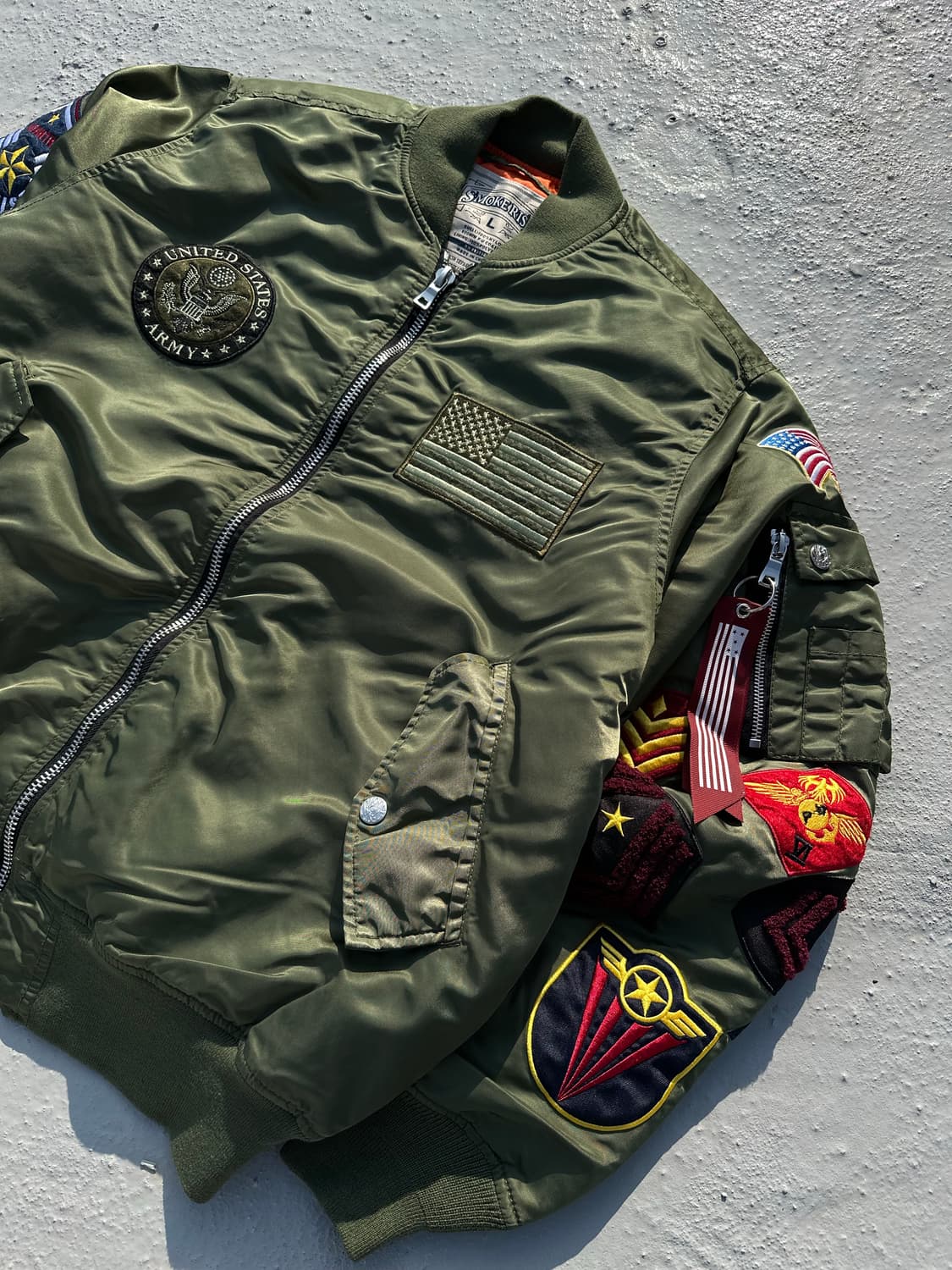 JPN Smoke Rise Bomer Jacket 항공점퍼 MA-1 상품이미지2