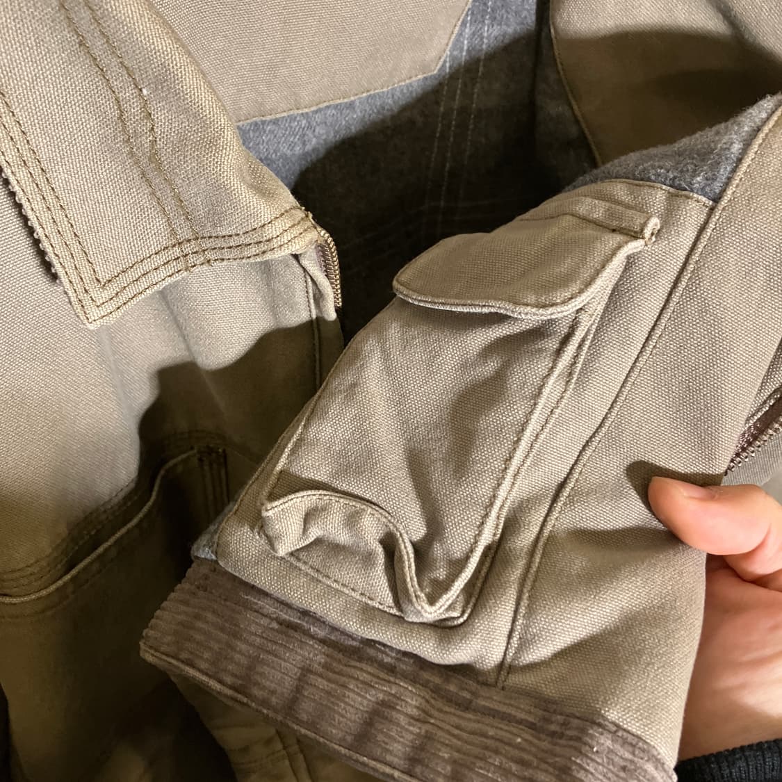 M-L)엘엘빈 울 안감 워크자켓 코튼 점퍼 상품이미지5