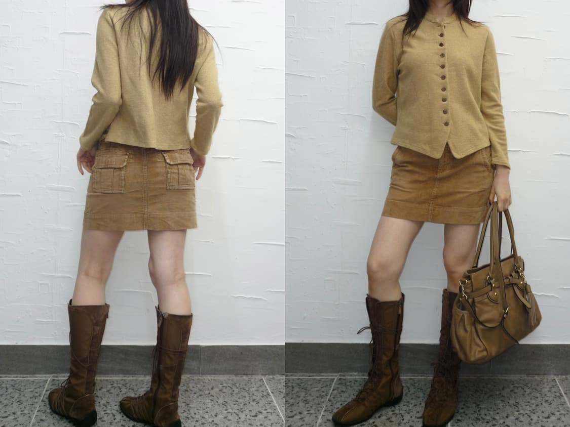felted texture mustard jacket 상품이미지2