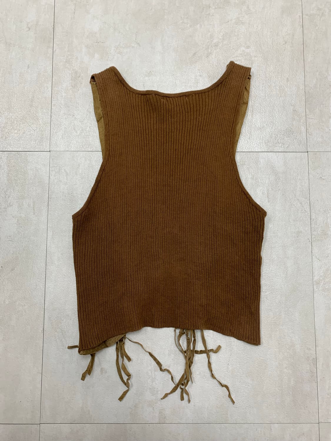 Scramble egg 큐빅 디테일 웨스턴 베스트 #506 상품이미지4