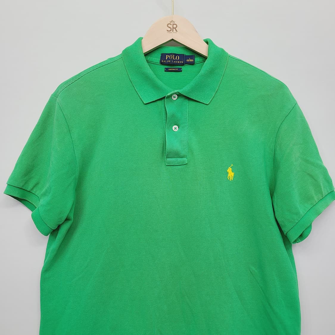 ​[정품] 폴로 랄프로렌 커스텀핏 카라티 그린 L 상품이미지3