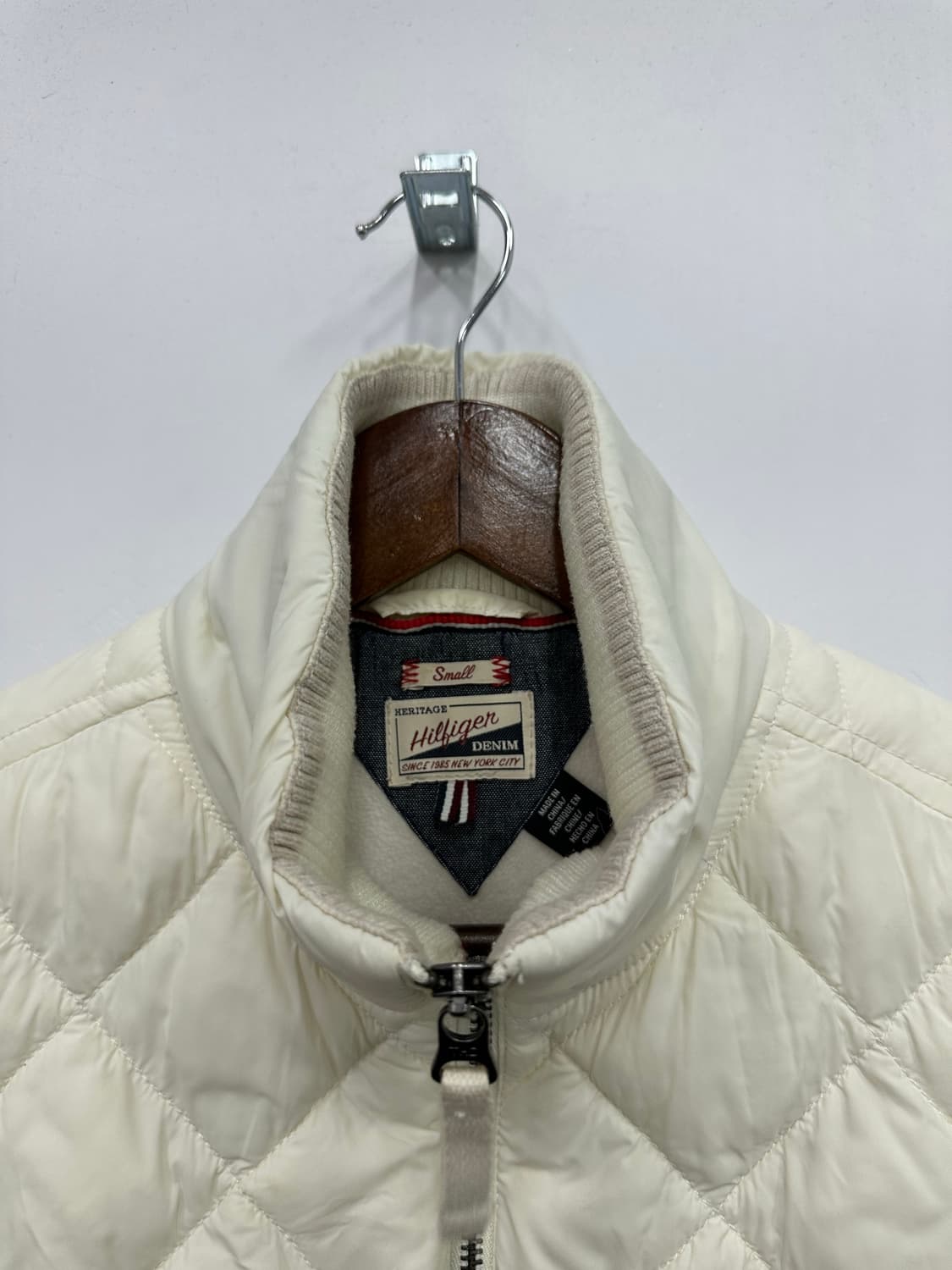 타미힐피거 크림 아이보리 조끼 패딩  상품이미지2