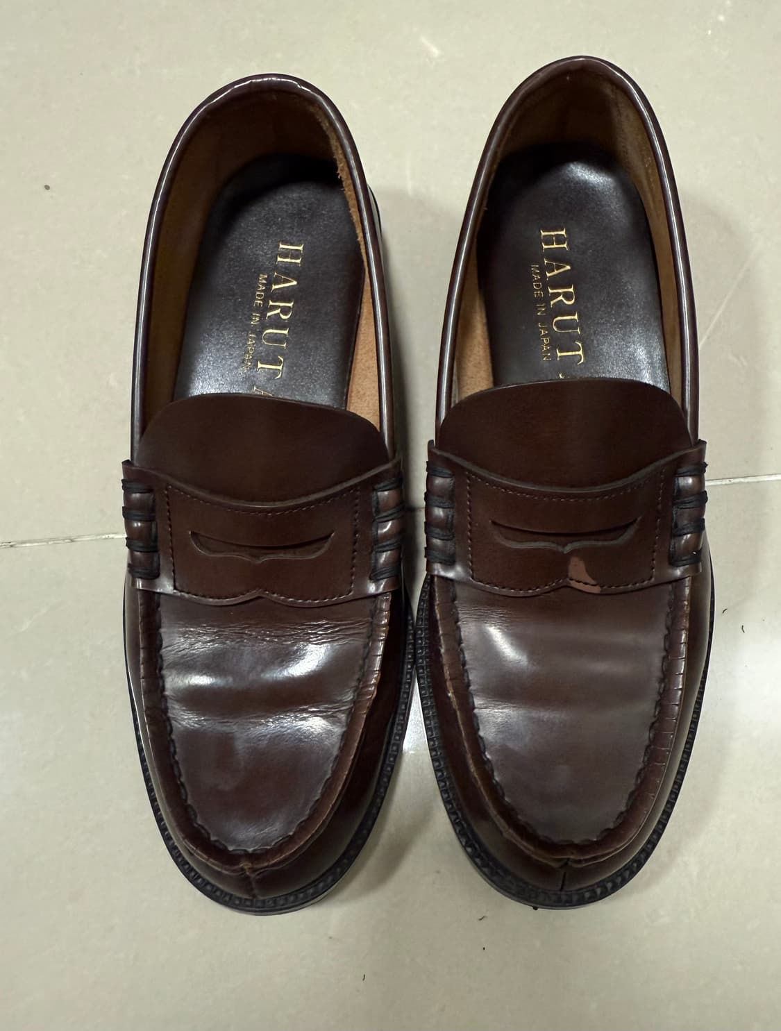 하루타 HS-906 브라운 로퍼 250 상품이미지1