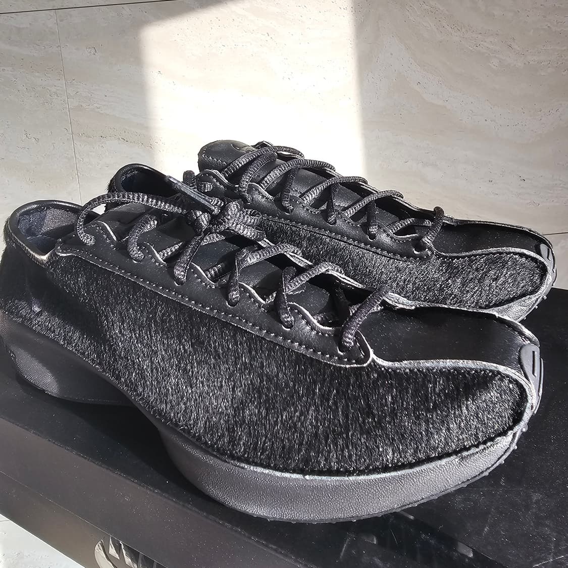 260 새제품) (W) 나이키 에어 슈퍼플라이 블랙 앤 오프 누아르 상품이미지2