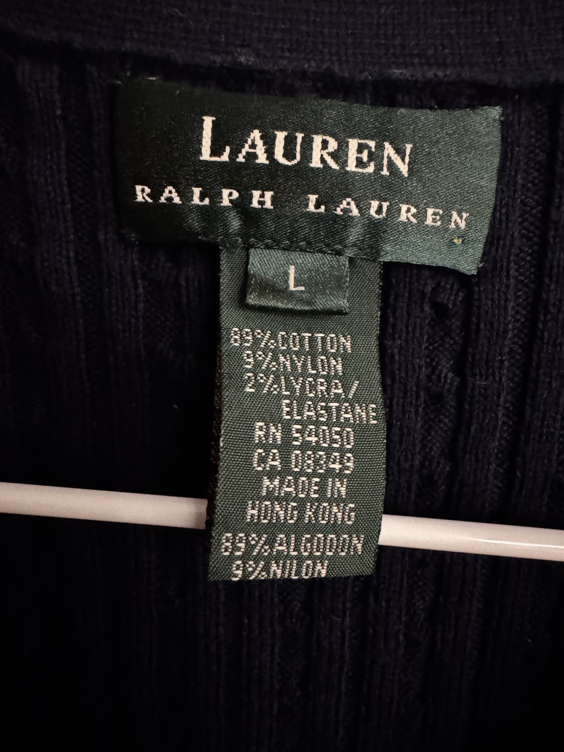 로렌 랄프로렌 꽈배기 가디건 상품이미지3