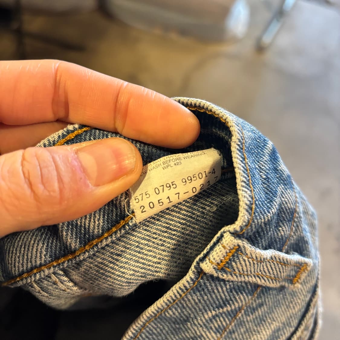 90년대 미국 리바이스 517 부츠컷 리페어 상품이미지9