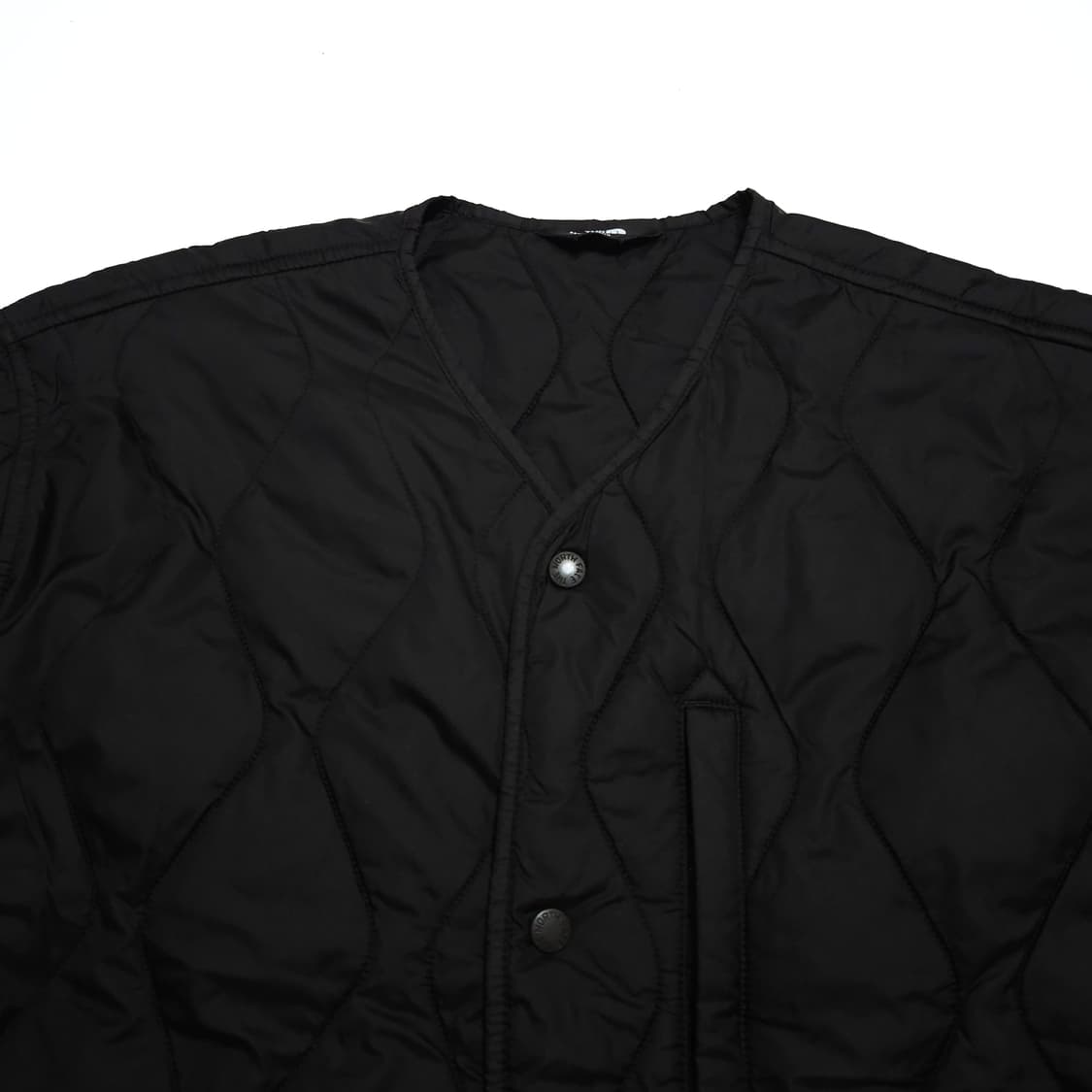 노스페이스 히트 라인 퀄팅 가디건 자켓 블랙 상품이미지4