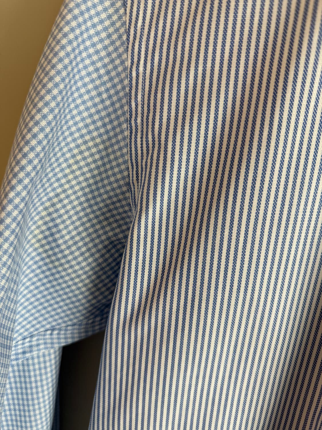 꼼데가르송 SHIRT 깅엄 배색 셔츠 상품이미지3