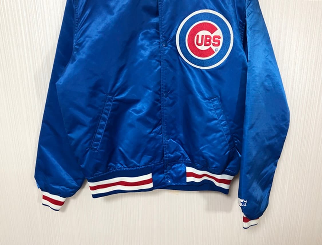 MLB 스타터 90's 시카고컵스 올드 어센틱 새틴자켓 L 상품이미지3