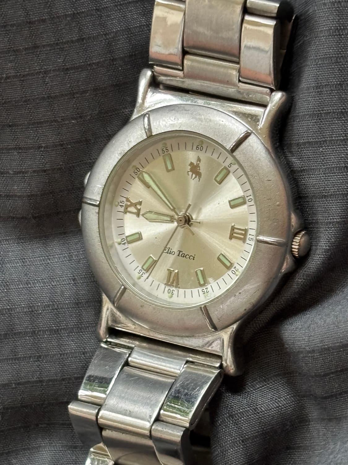 vintage elio tacci metal watch  상품이미지8