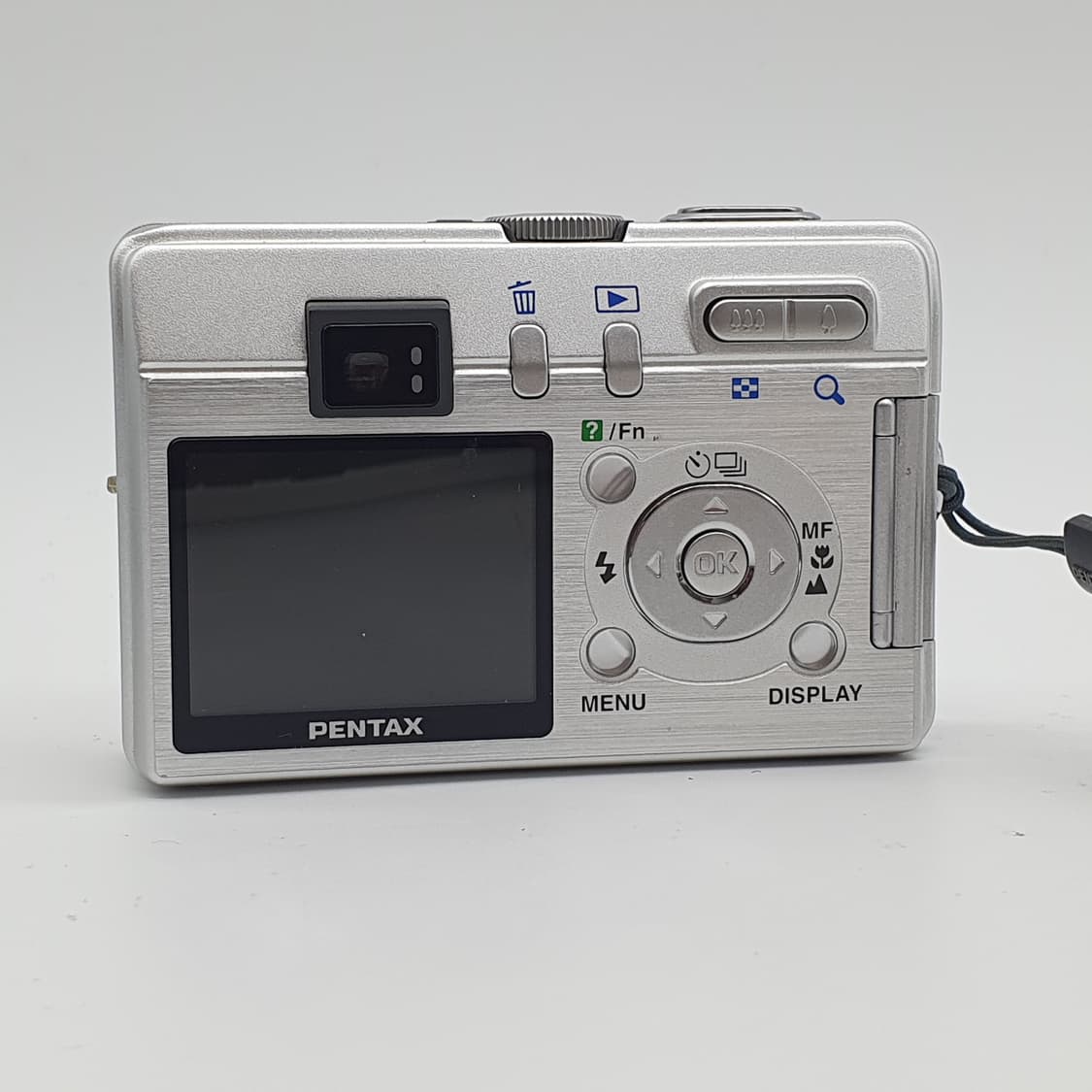 펜탁스 옵티오 E90  + 박스 메탈릭실버 💫 빈티지 디카 디지털카메라 상품이미지10