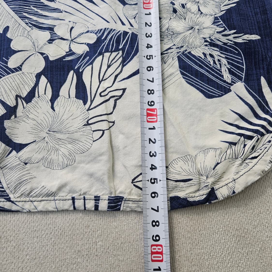 S 팜웨이브 하와이 하와이안 맨소매 셔츠0403Y 상품이미지5