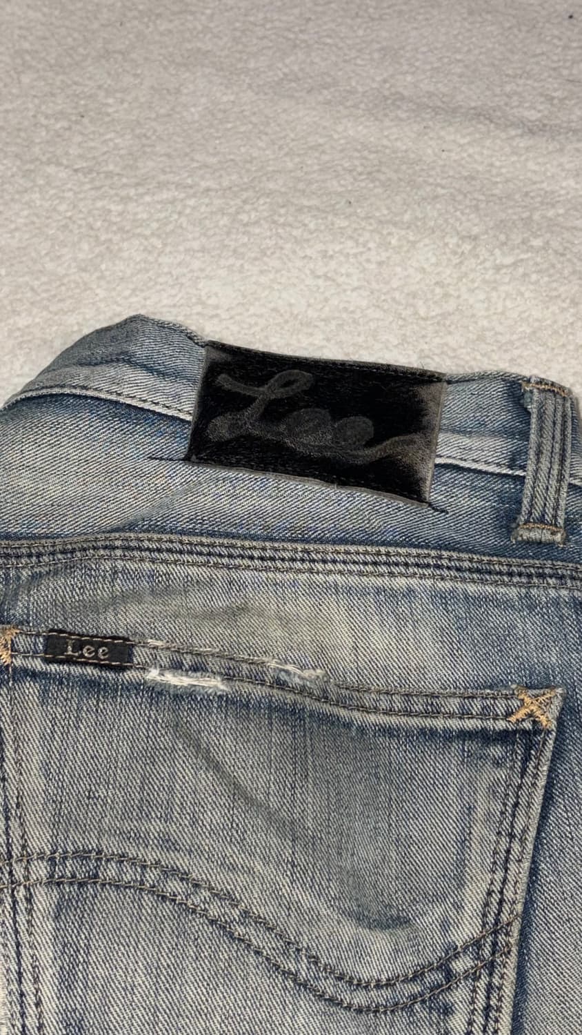 Kurt Cobain Distressed Grunge Lee Jeans  상품이미지1