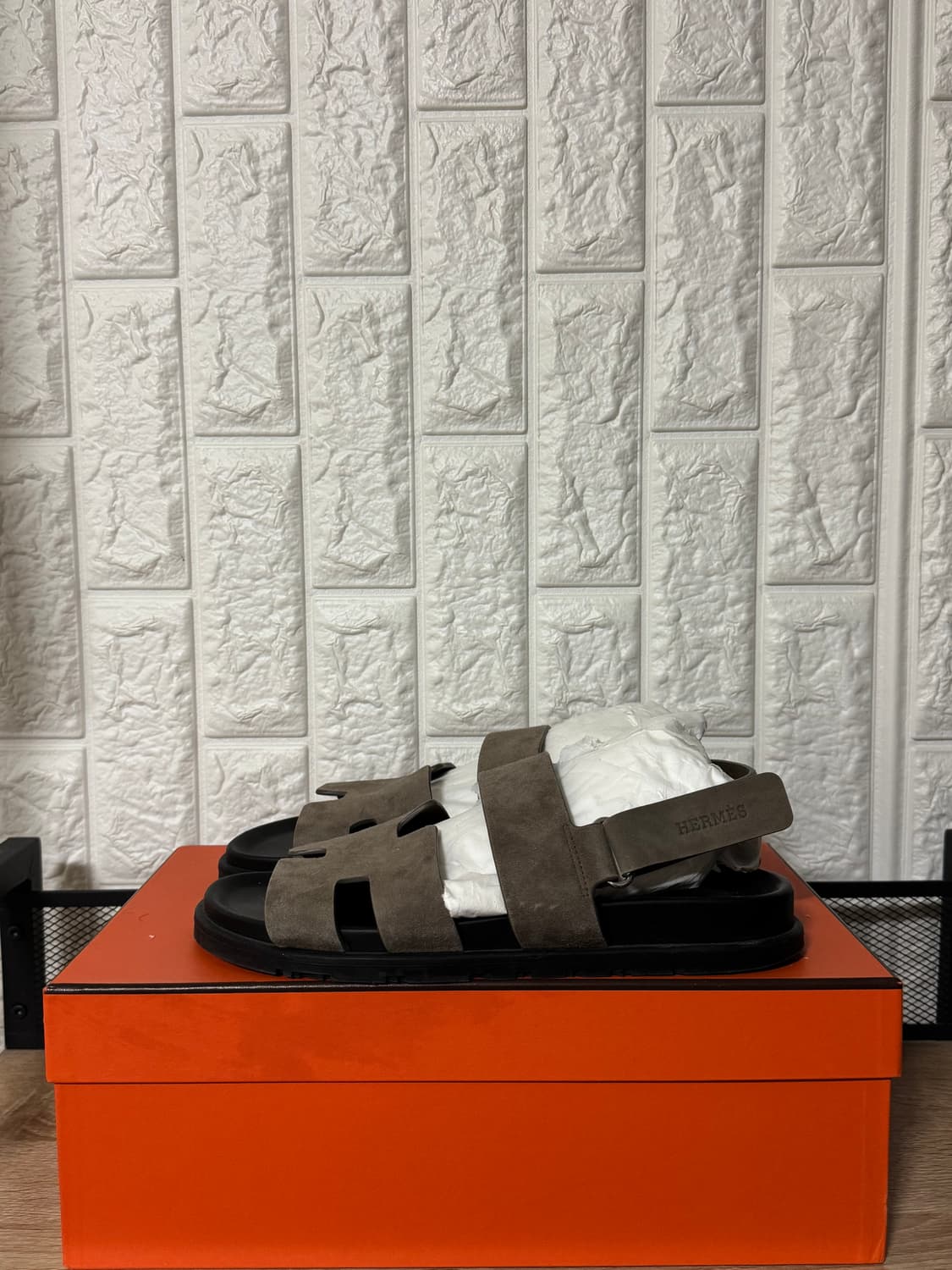 [41] 에르메스 지니어스 스웨이드 샌들 상품이미지1