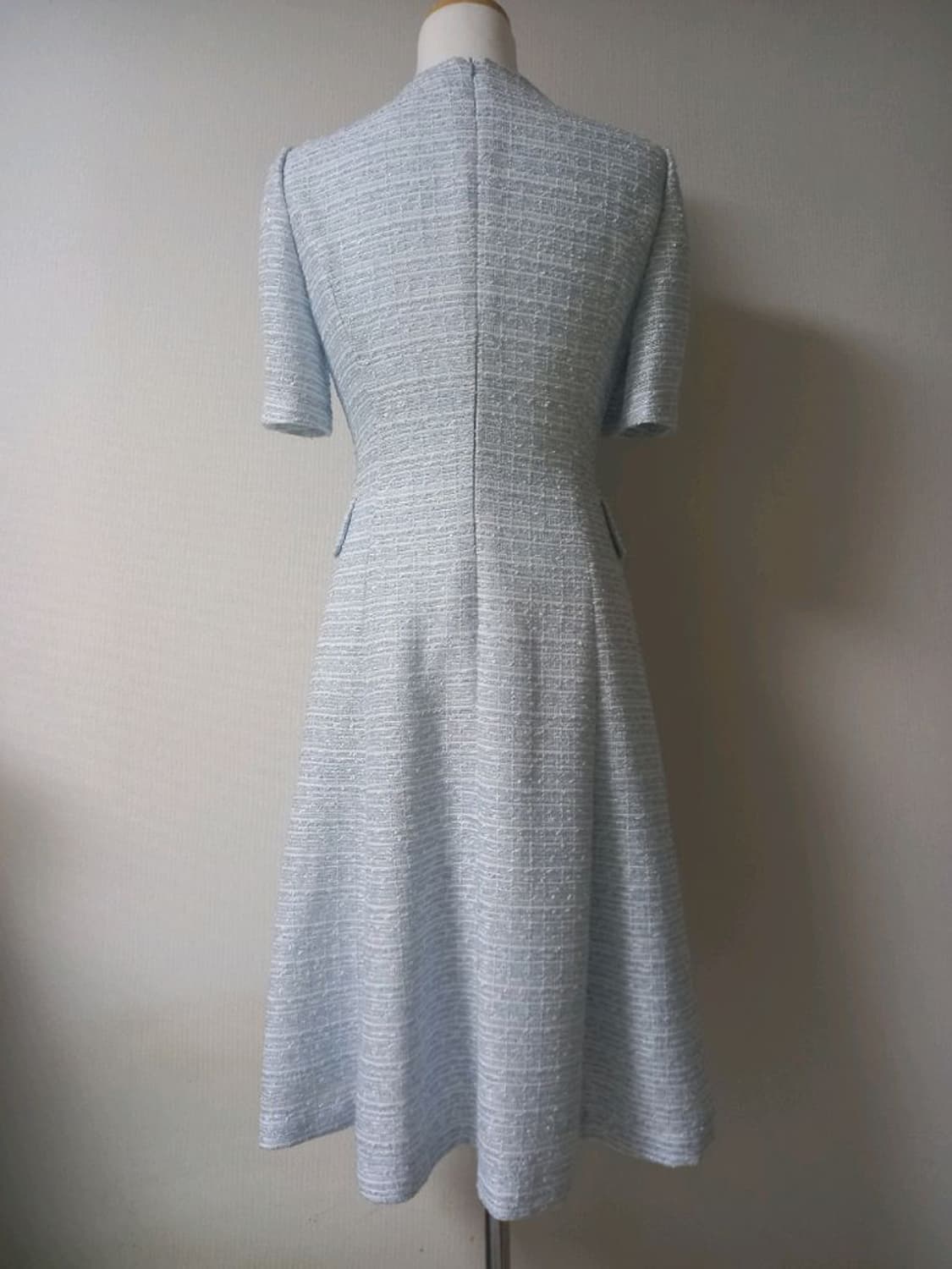 라인 트위드 원피스 상품이미지3