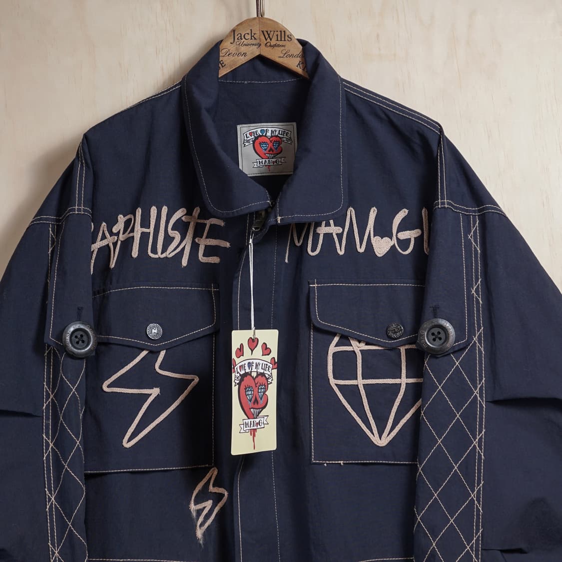 Man G 그라피스트 스티치 파카 자켓 상품이미지3