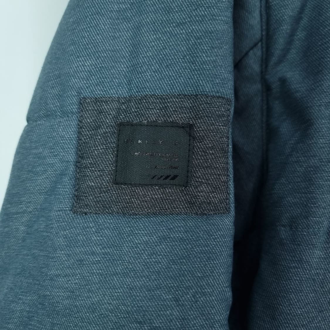 오클리 로고 패치 데님 후드 패딩 M16778 상품이미지8