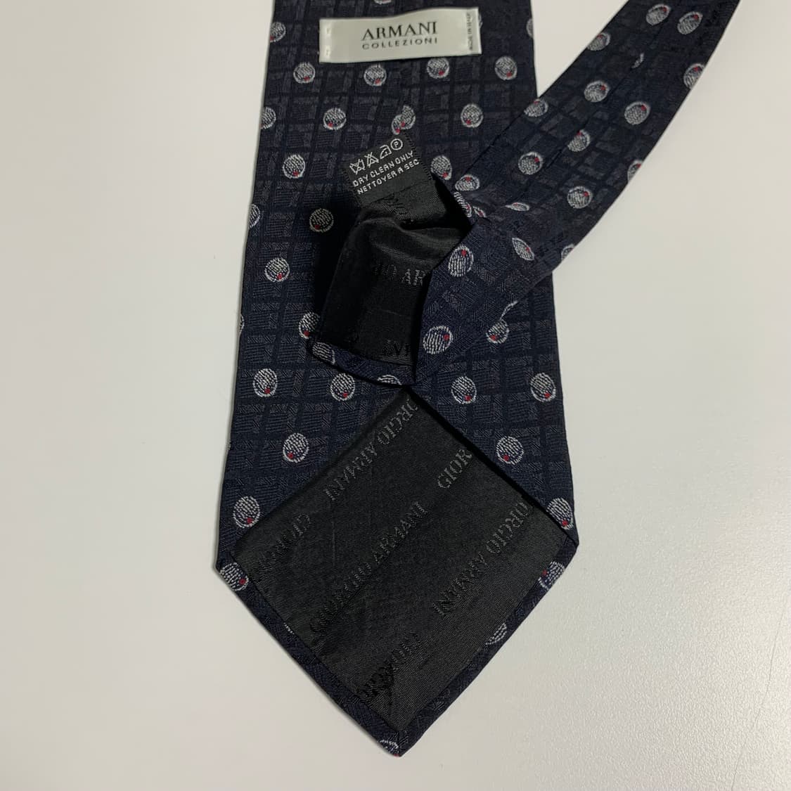 조르지오 아르마니(ARMANI) 블랙 명품 정장넥타이 A+등급 상품이미지6