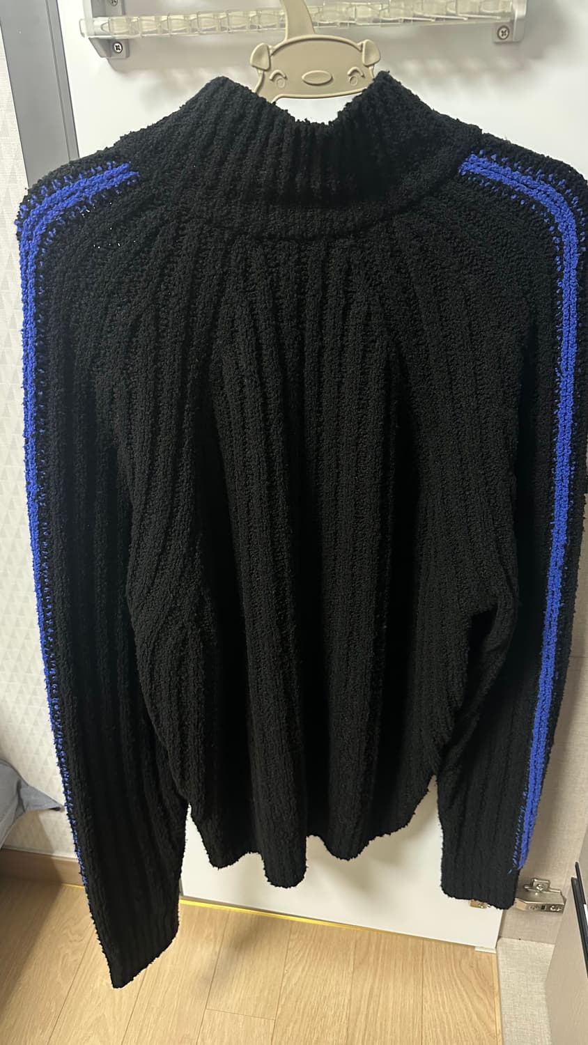 오픈와이와이 openyy 리브드 하프 풀오버 집업 (1사이즈) 상품이미지4