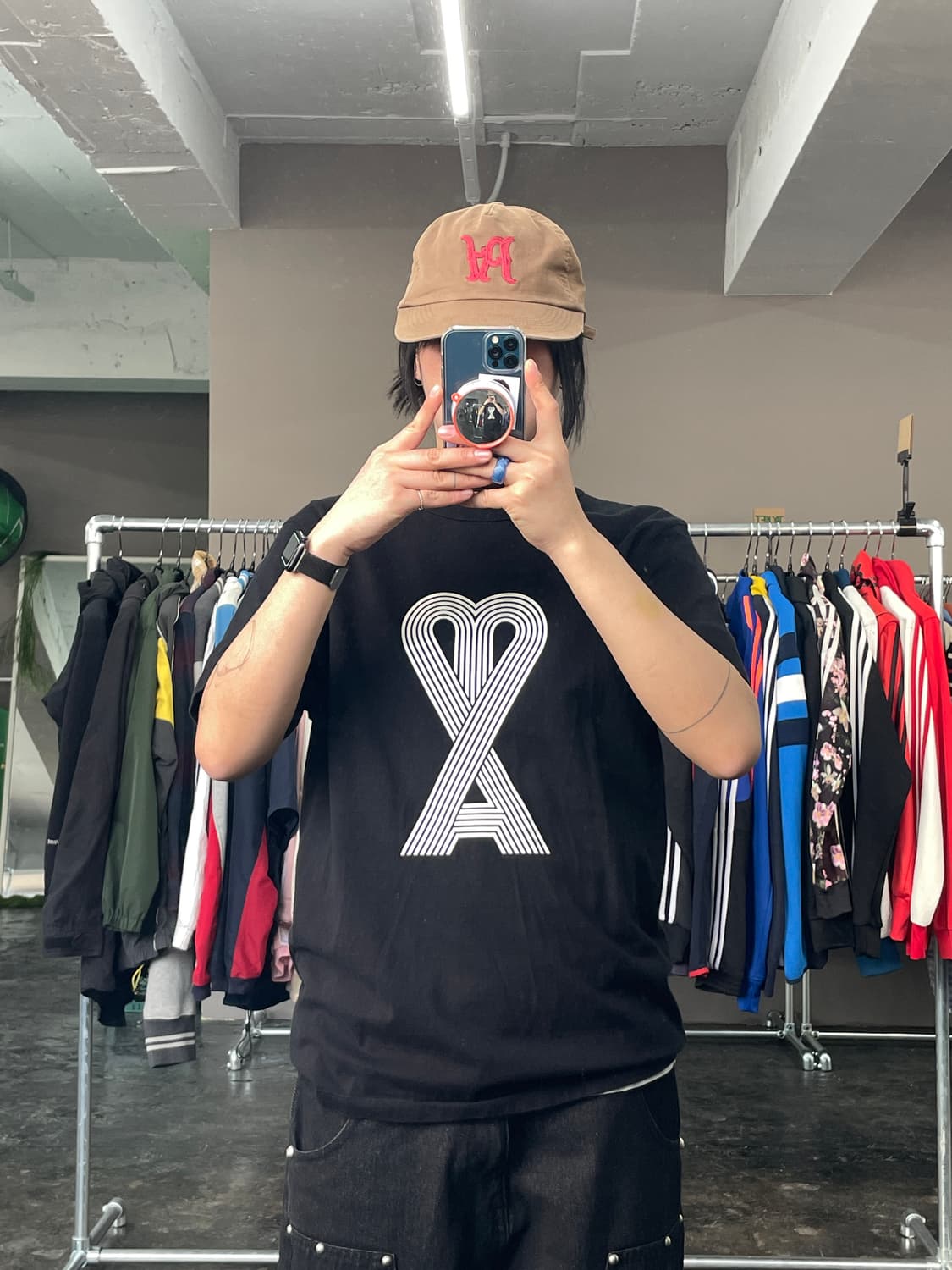 AMI 아미 프린팅 반팔 티셔츠 상품이미지2