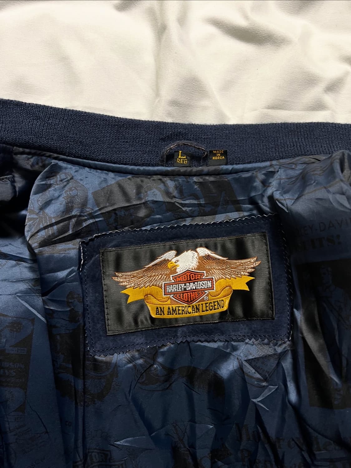90s 할리데이비슨 스웨이드 가죽자켓 상품이미지6
