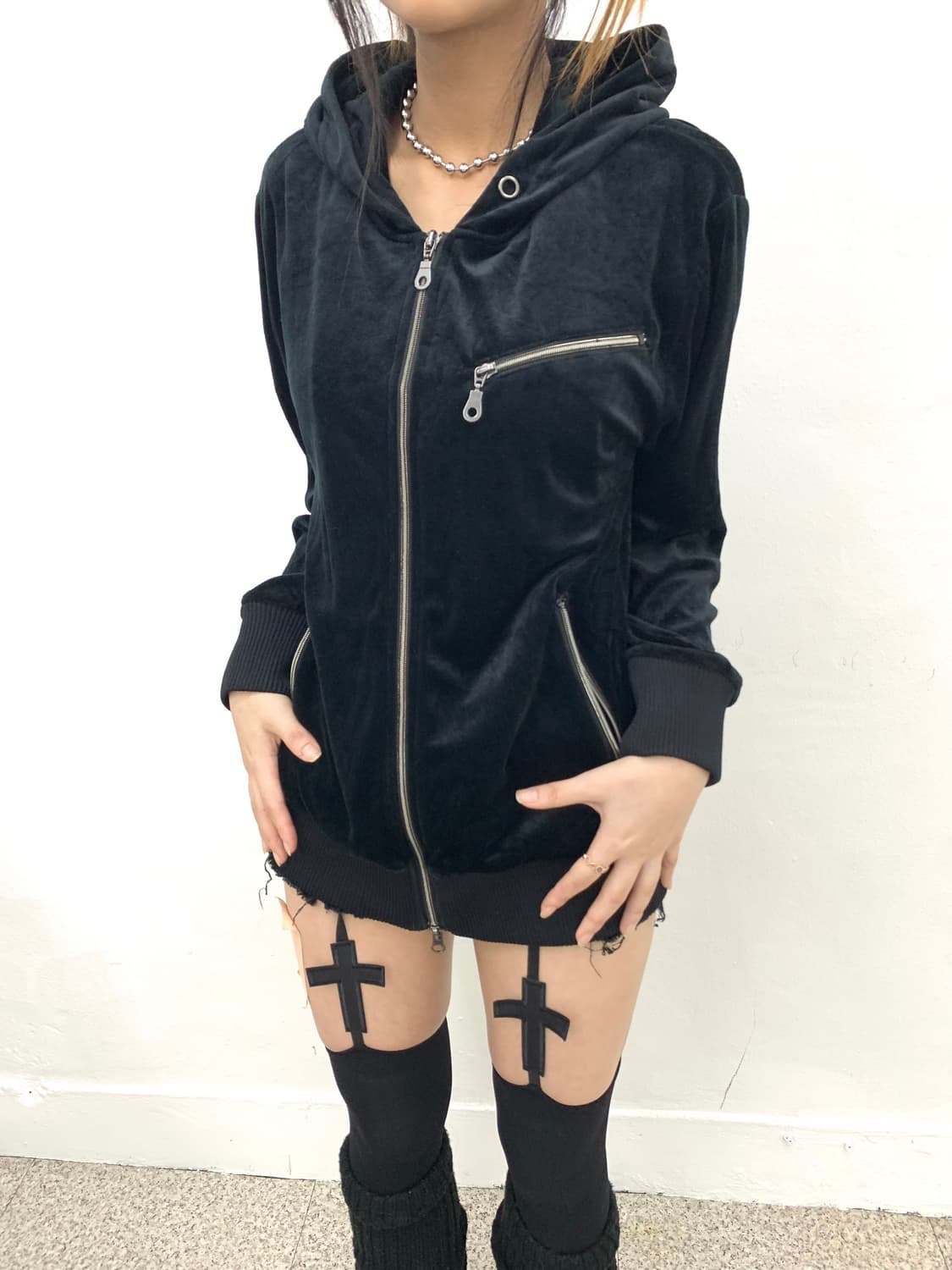 Velvet hoodie  상품이미지1
