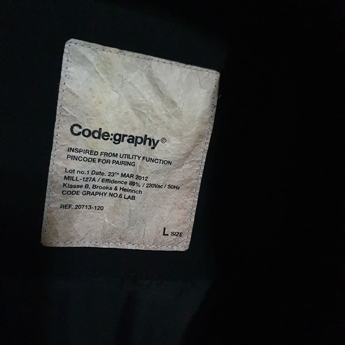 코드그래피 자켓 L 상품이미지3