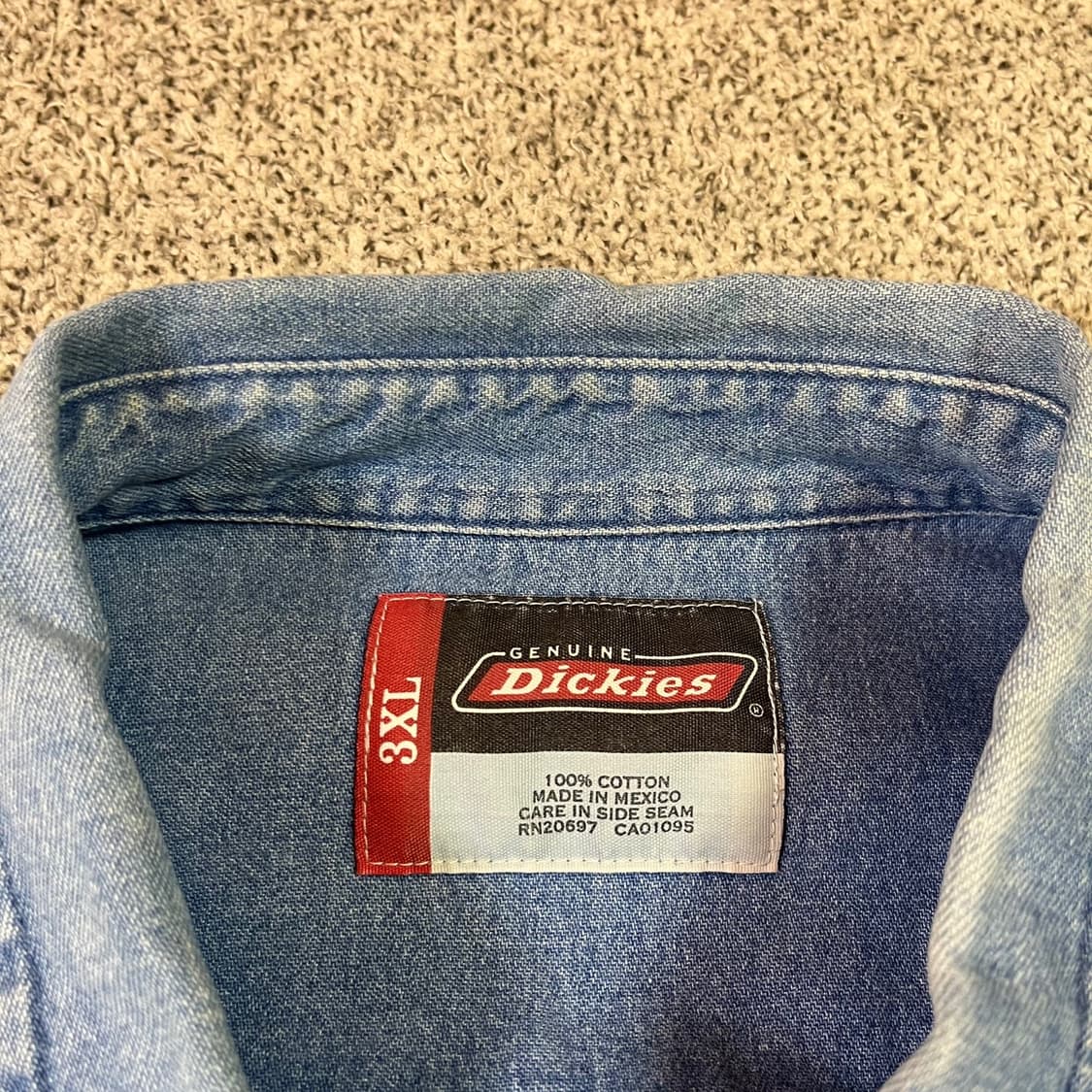 디키즈 오버 데님 셔츠 상품이미지4