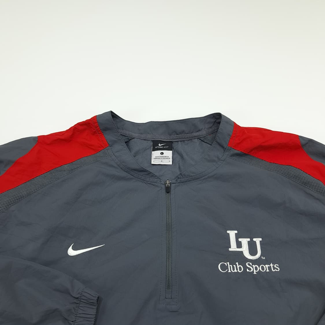 CN797 L 나이키 그레이 원드브레이커 바람막이 자켓 점퍼 상품이미지3