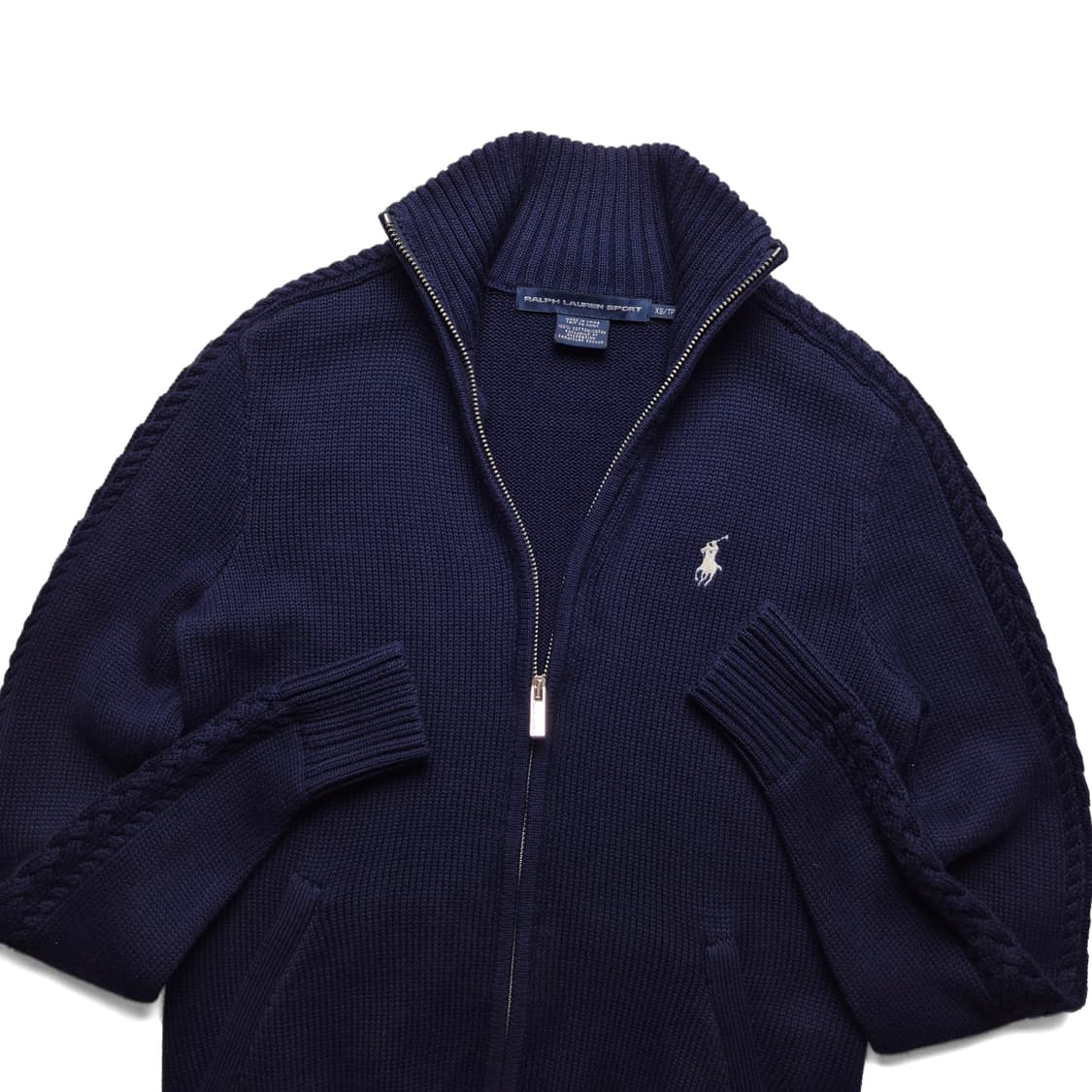 [XS] 폴로 랄프로렌 여성 니트집업 상품이미지1