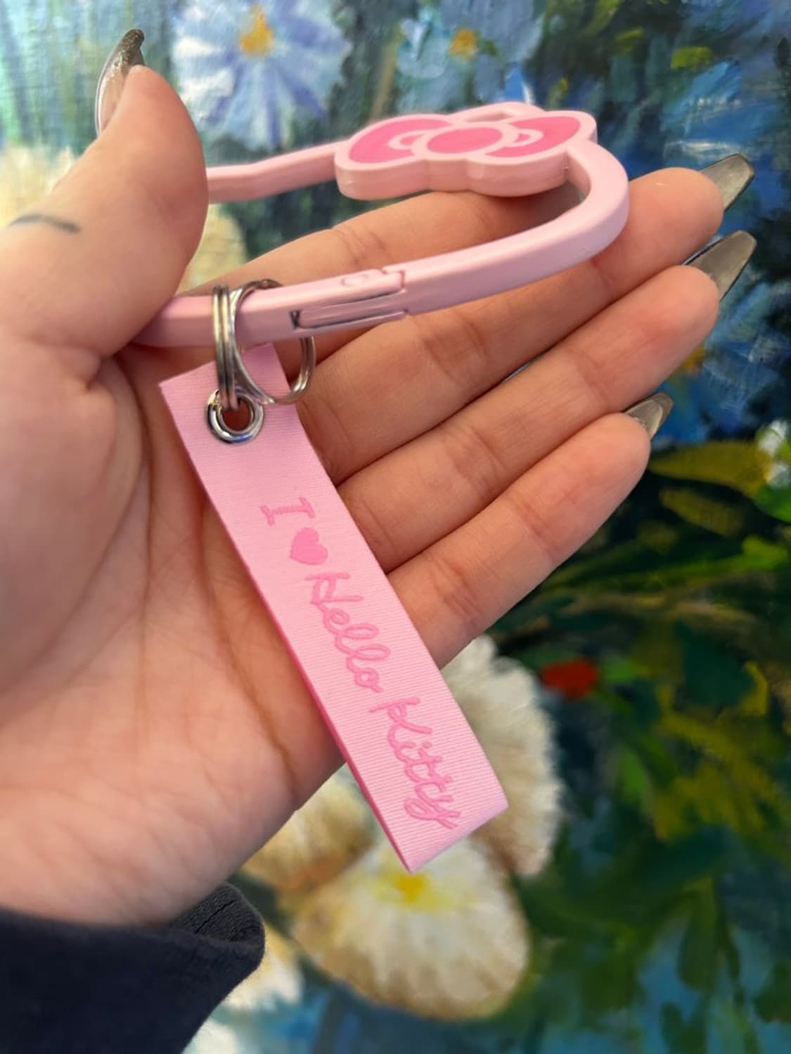 HELLO KITTY FACE CARABINER 헬로 키티 얼굴 카라비나 상품이미지3