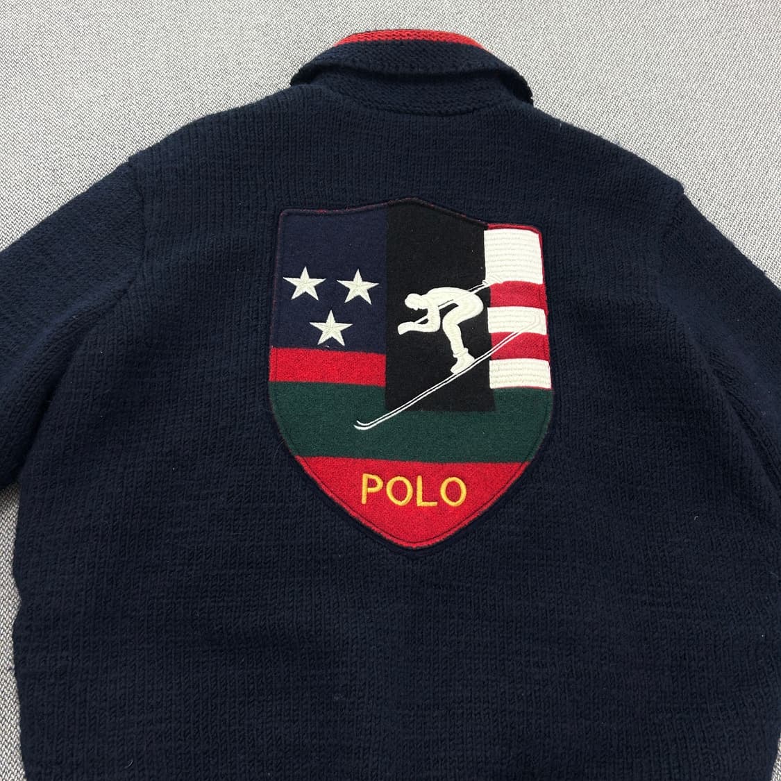 폴로 다운힐 스키 하이브리드 니트패딩(S) 상품이미지7