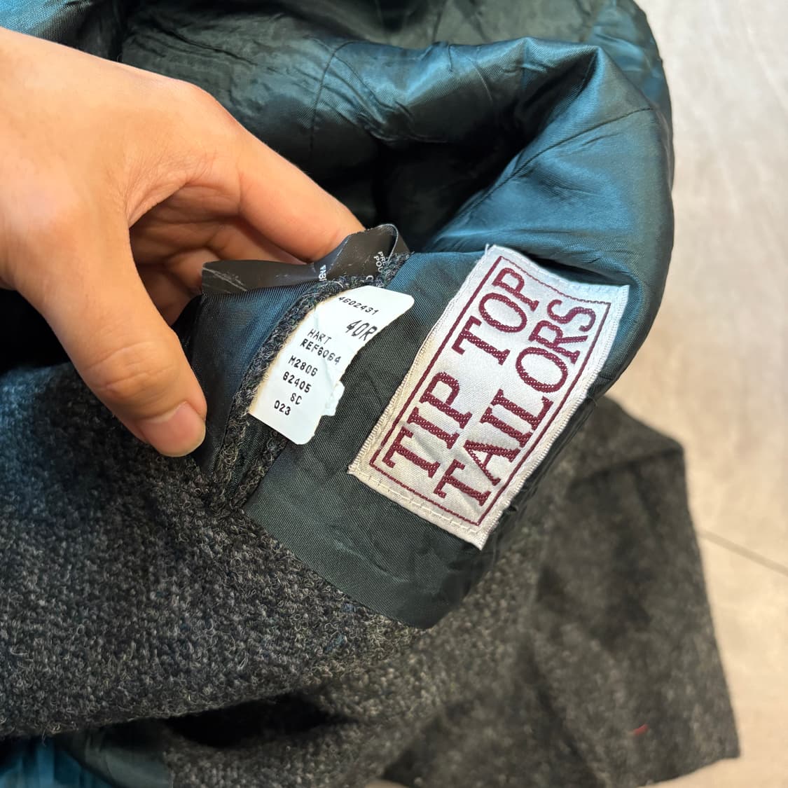 90년대 캐나다 생산 해리스트위드 울 자켓 상품이미지8