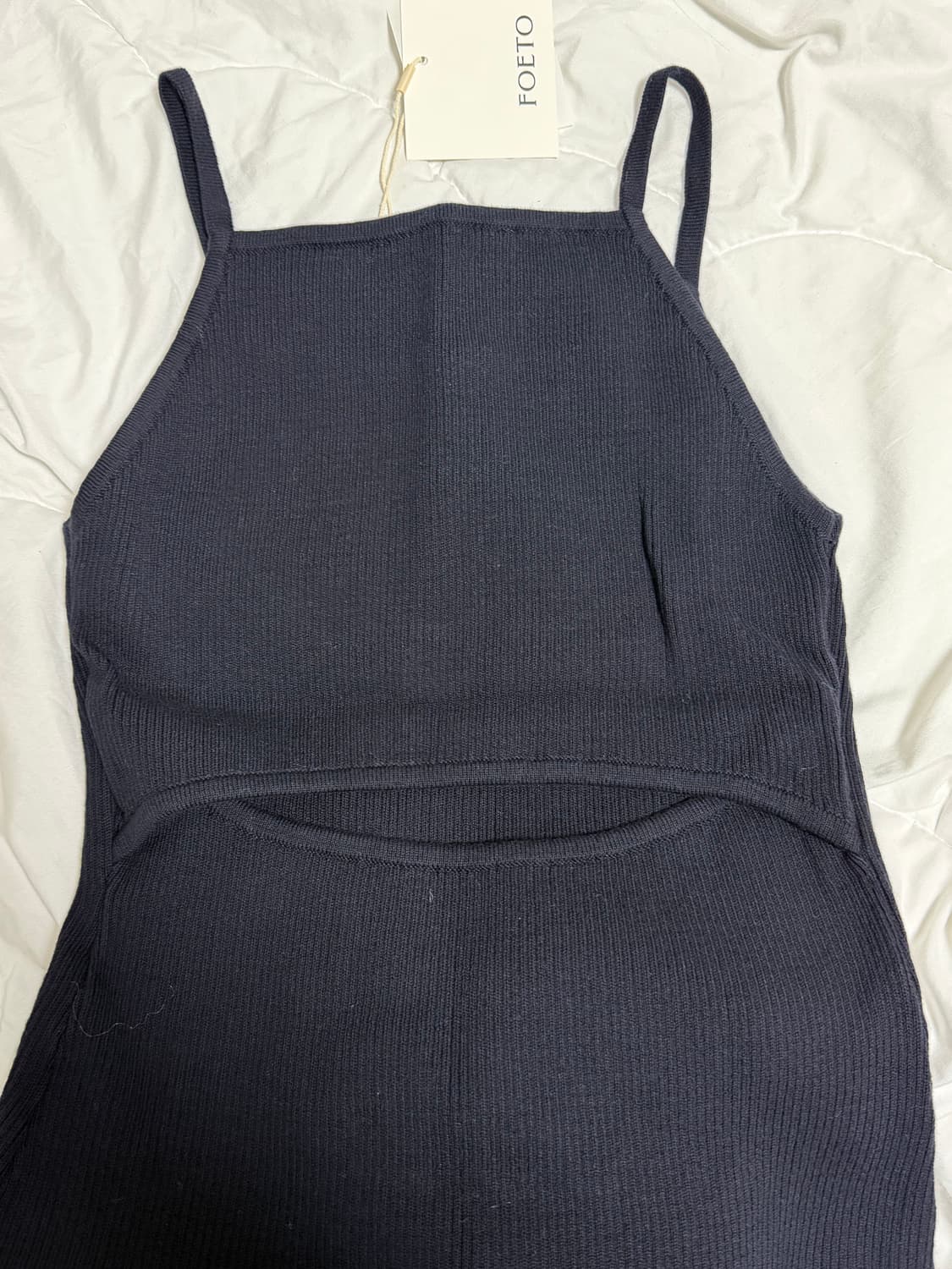 (새상품) 포에토 foeto celestial back slit knit 상품이미지5