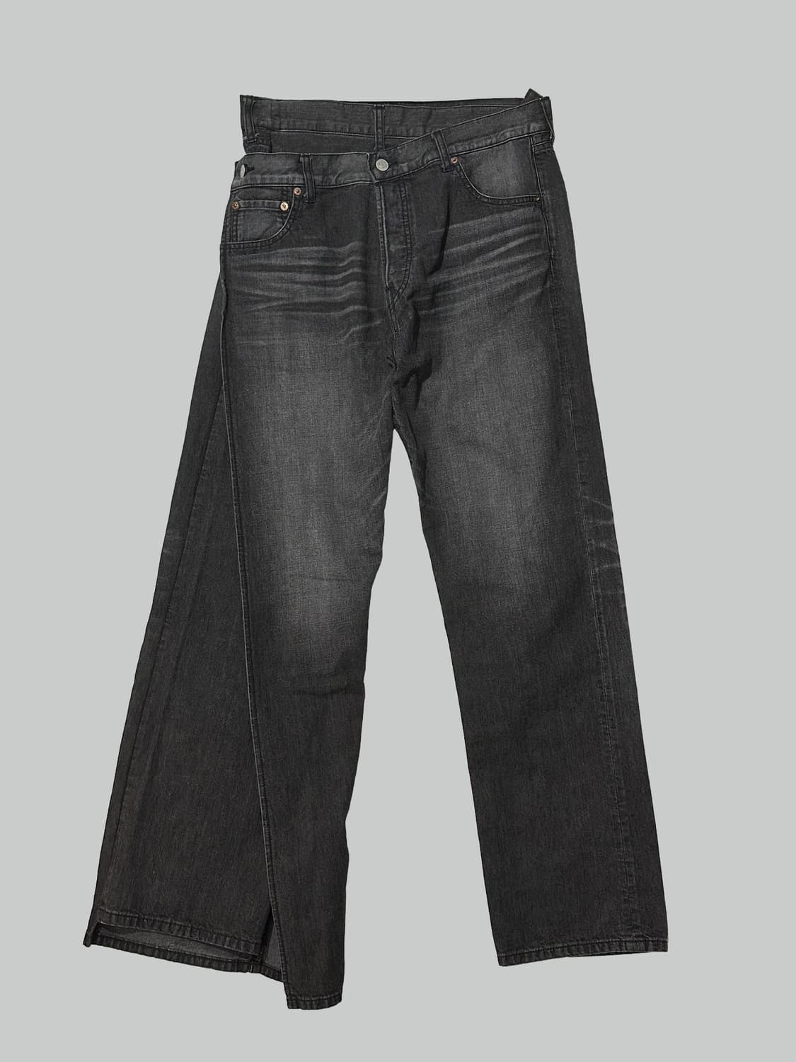 준야 와타나베 리바이스 25ss 비대칭 데님 상품이미지1