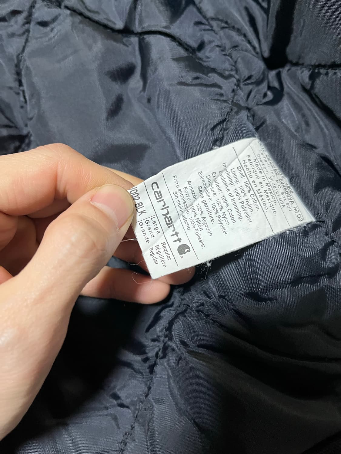 Carhartt   Duck Jacket J002 Large 상품이미지5