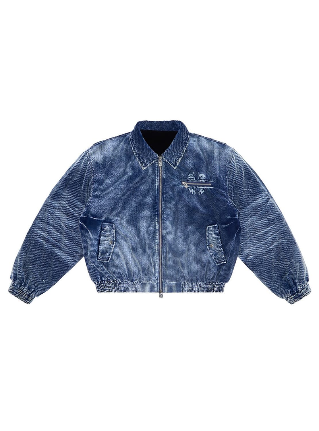 Sunwashed Embroidered Cropped Hoodie  상품이미지1