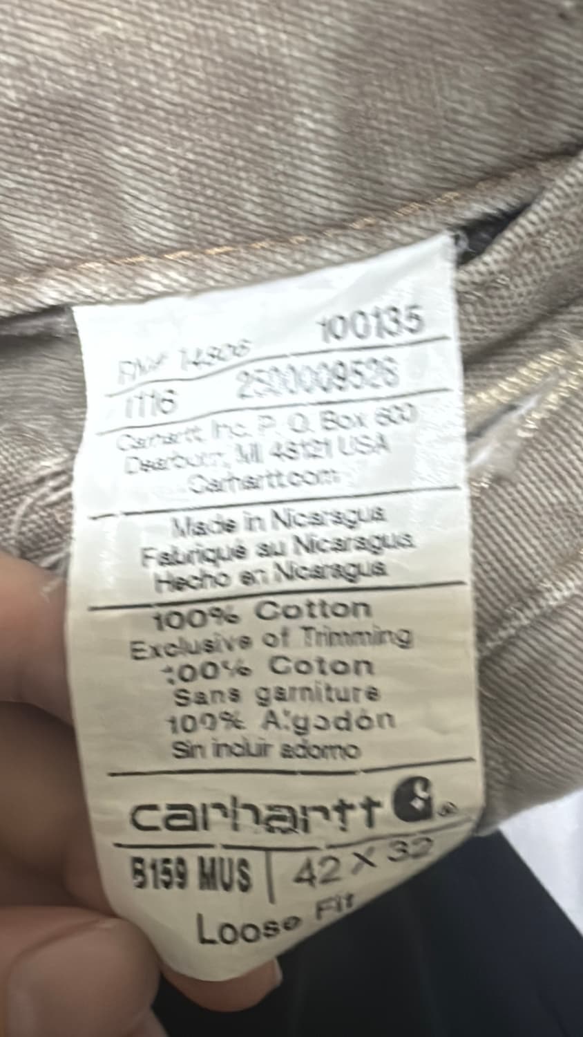 [Carhartt] b159 mus 카펜터 워크팬츠 42*32 상품이미지3