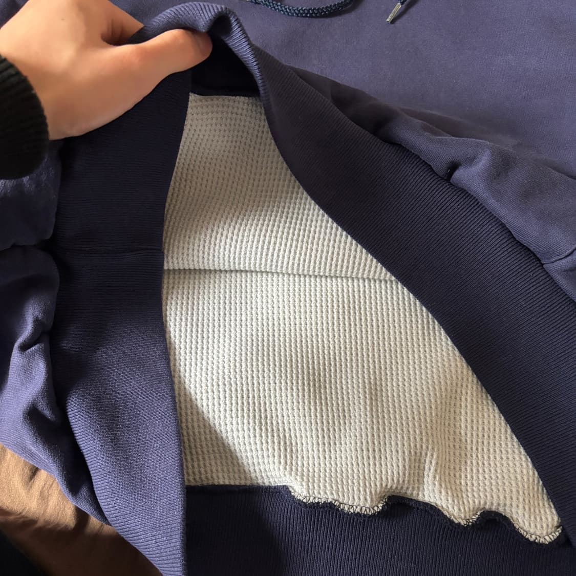 90s 캠버 더블페이스 써멀 후드 상품이미지2