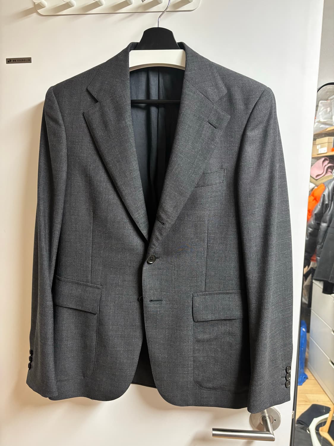 [38S/30] RRL 3피스 울수트 자켓 차콜 상품이미지6