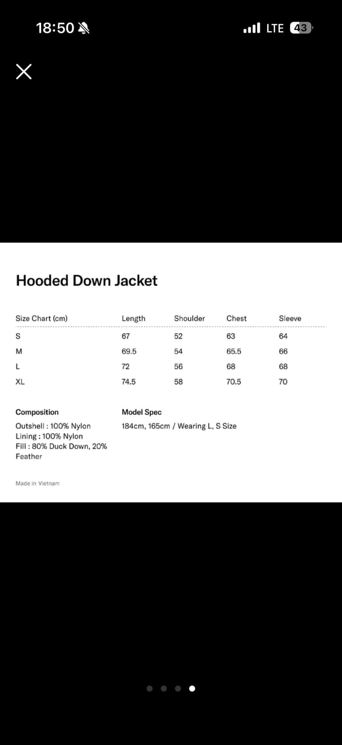 yeseyesee 예스아이씨 후드 다운 패딩 s 상품이미지4