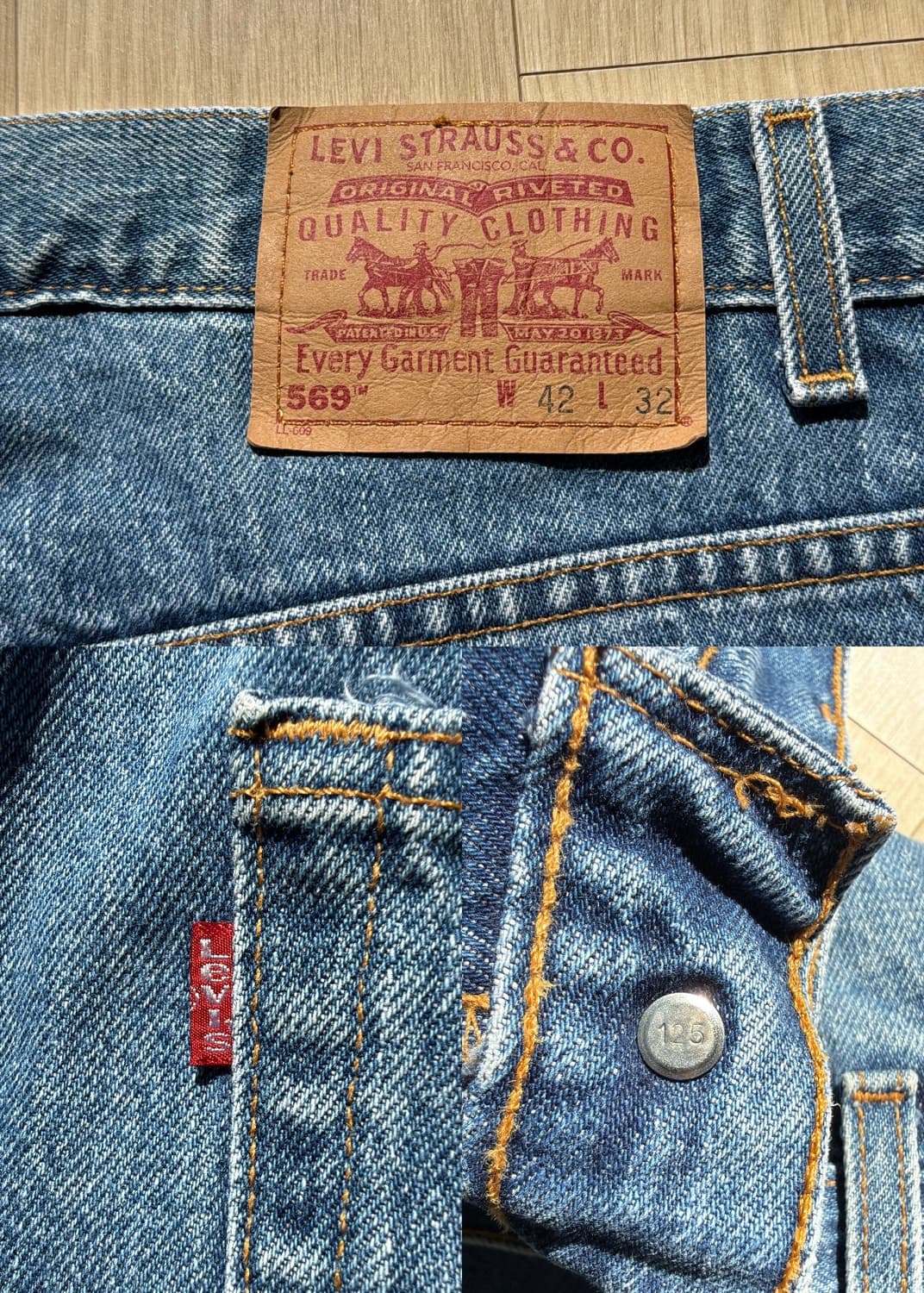 리바이스 2000s 569 Loose Straight 데님 팬츠 상품이미지8