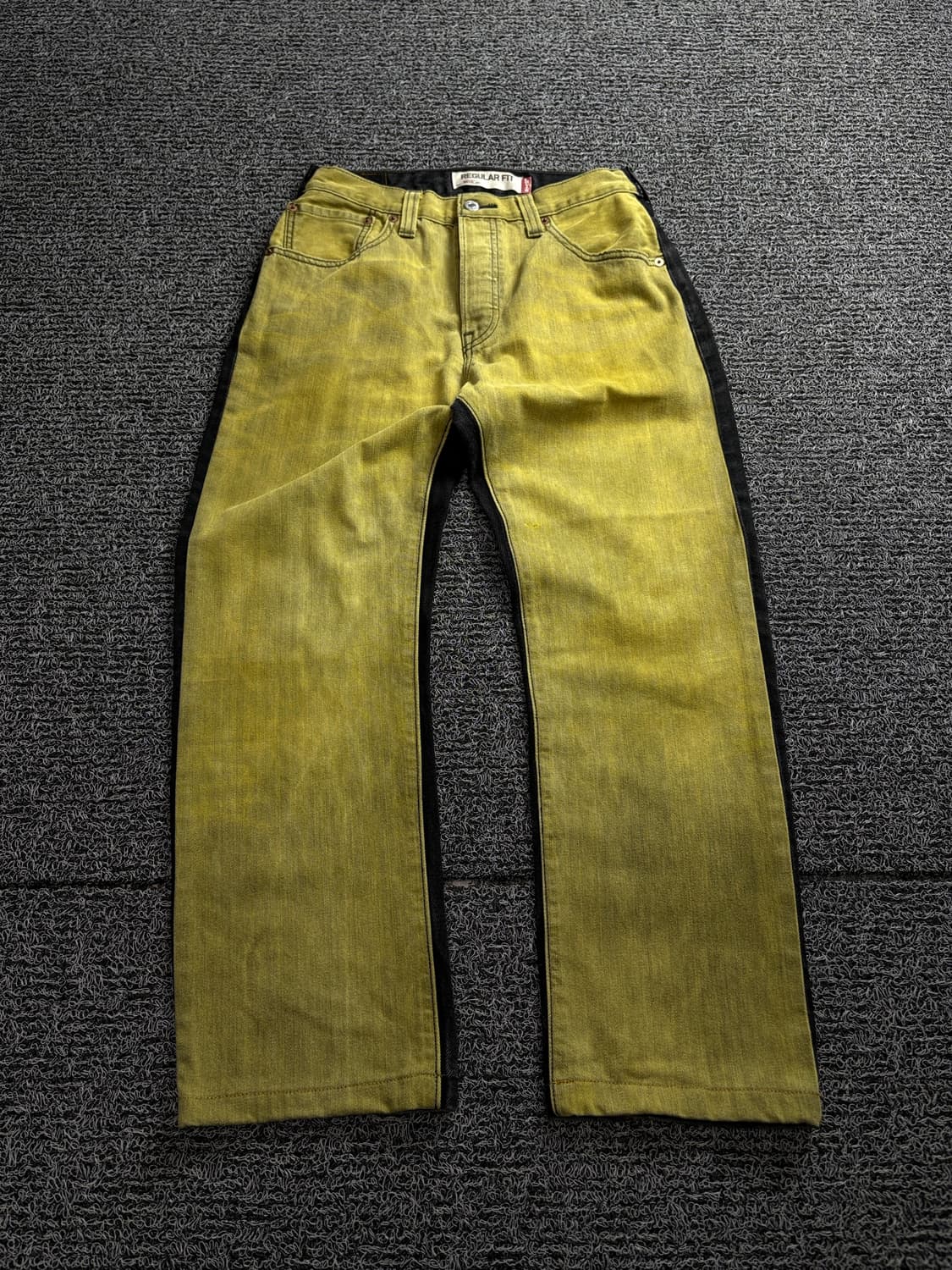 리바이스 505 페인팅 커스텀 믹스업 블랙 데님 팬츠 1467 상품이미지2