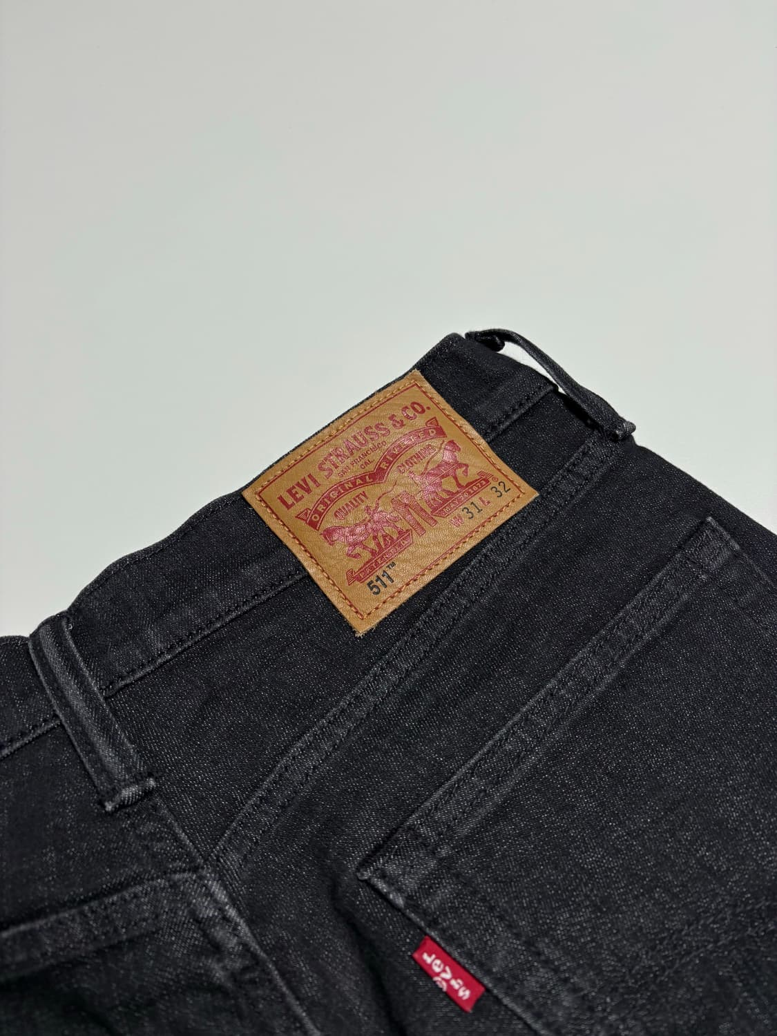 리바이스 511 블랙 데님 팬츠 상품이미지3