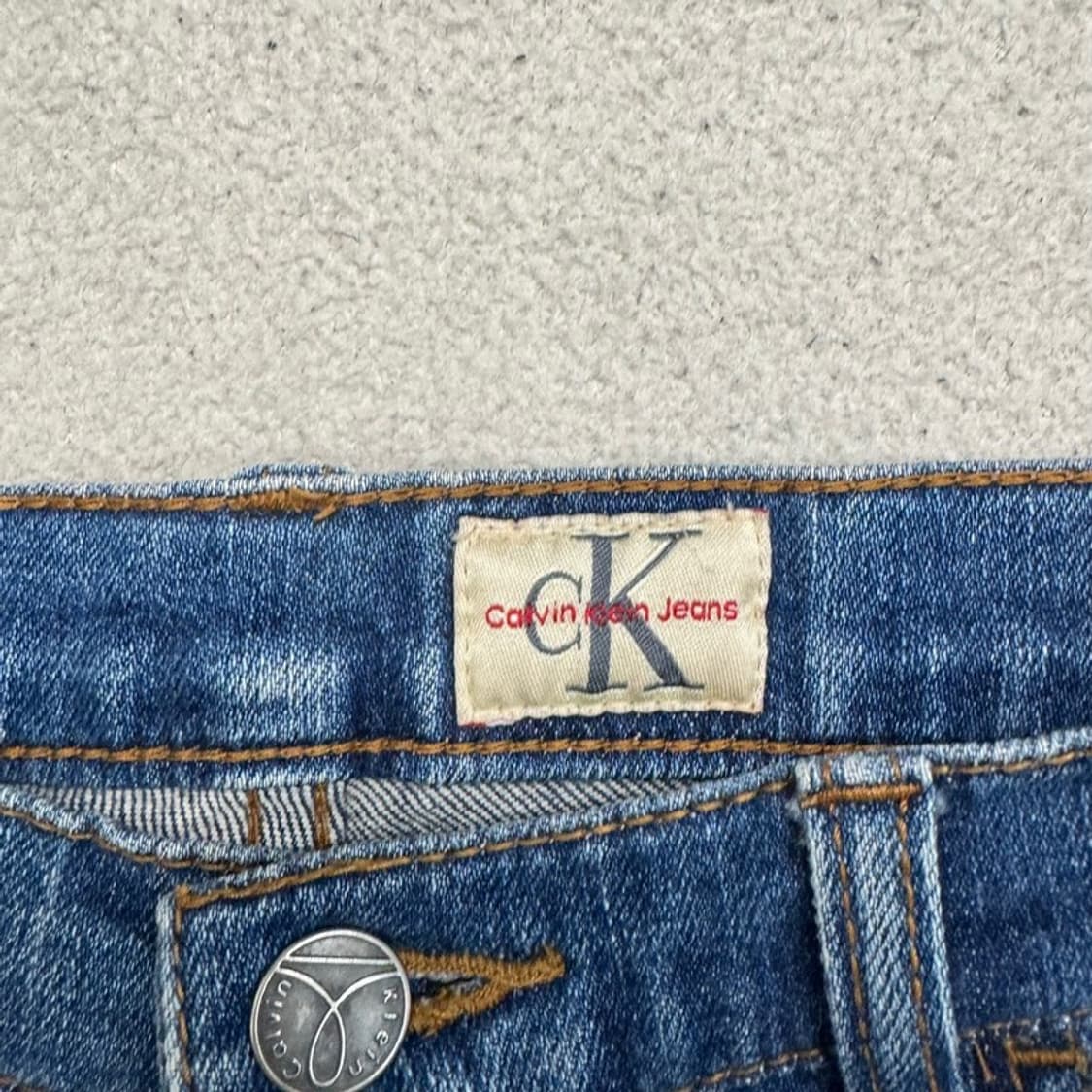 CALVIN KLEIN 중청 데님 팬츠 상품이미지4