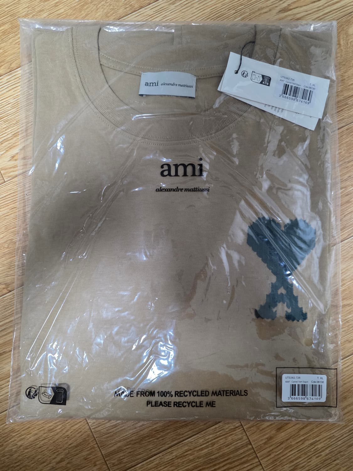 아미 빅로고 반팔 XL 상품이미지1